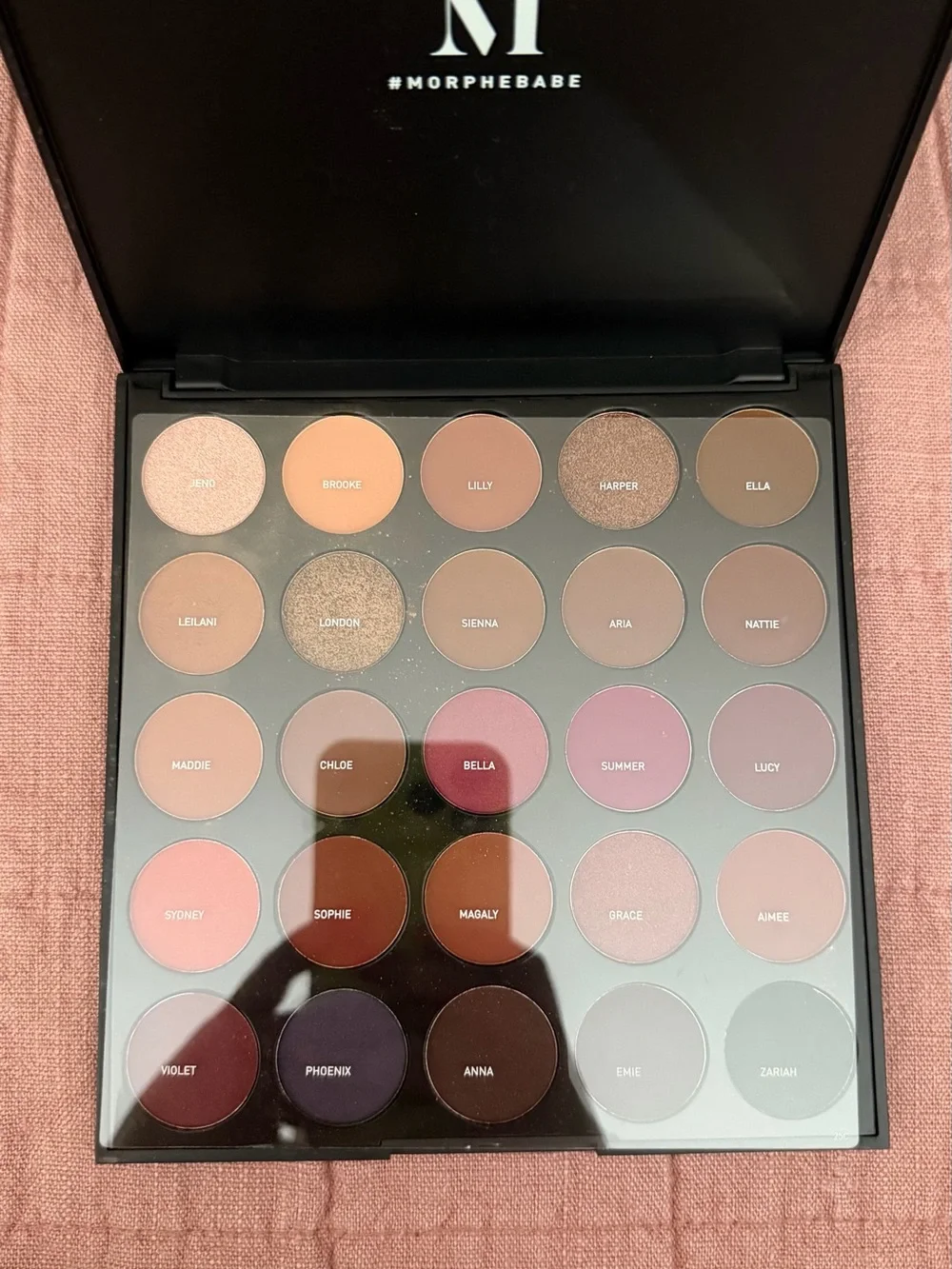 Morphe C25 Eyeshadow Palette — Cream, Pink, Brown & Berry Mix